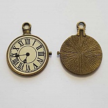 Breloque Mécanisme Horloge N°18 Bronze