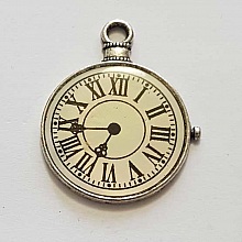 Breloque Mécanisme Horloge N°18 Argent