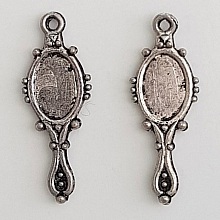 Breloque Miroir à main Argent