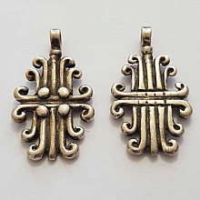 Breloque pendentif Argent en Zamac N°003