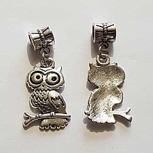Breloque Chouette N°27 Argent