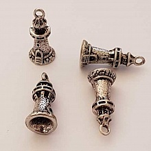 Breloque phare mer N°01 Argent