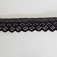 Dentelle 3 cm noir coupe de 2.45 Mètres N°05