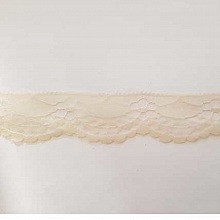 Dentelle Style Tulle Ecru 35 mm N°01
