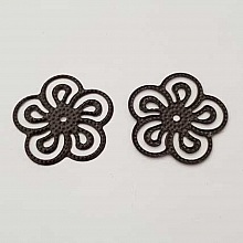Estampe N°03 Rosace Marron 25 mm
