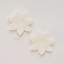 Jolie petite fleur en Feutrine 36 mm N°10-07 x 2 pièces