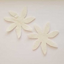 Jolie petite fleur en Feutrine 80 mm N°10-01 x 2 pièces