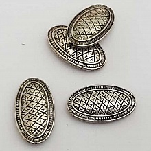 Perle divers en métal argenté 021 argent