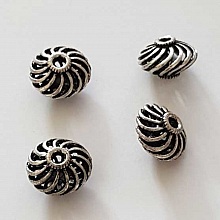 Perle divers en métal argenté 027 argent