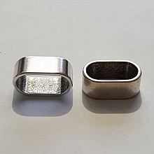 Perle passant tube Argent N°25