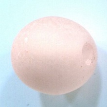 Perle Polaris Mat Ronde 16 mm Light Peach 01 x 1 Pièce