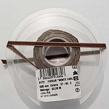 Ruban Galon 05 mm motif uni N°01 marron