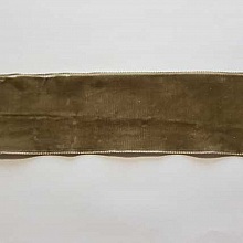 Ruban Velours Taupe 50 mm N°01
