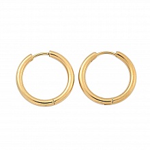 Support Boucle d'oreille Créole Huggie Acier Inoxydable N°05-25 mm 02