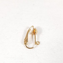 Lot de 10 clips d'oreilles dorés