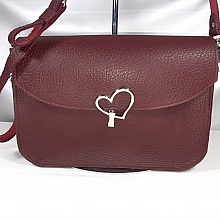 Sac baguette fermoir coeur