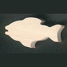 figurine poisson log 2.5cm erable a peindre
