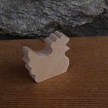 marque place poule mariage theme animaux de la ferme fait main