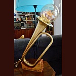 Lampe Love Clairon en cuivre 