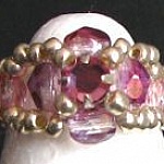 Bague en kit Lolita Strass rose