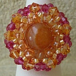 Bague en kit Somerset Orange ambrée