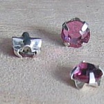 Strass 4mm Light rose x 10