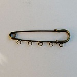 Epingle à kilt bronze vieilli 5 attaches