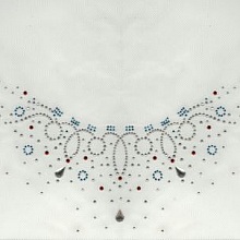 MOTIF STRASS COLLIER LARMES