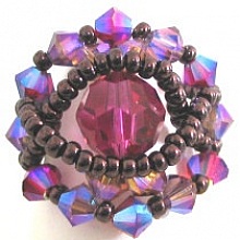 Notice de bague ceylan magenta