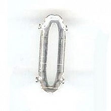 Sertissure Marquise 15x5 mm argenté