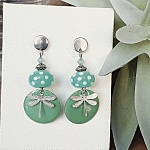 boucles d'oreilles discretes et pastels idéal pour tenue d'hiver 