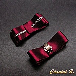 clips chaussures rouge soirée cérémonie noeud bordeaux mariée