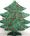 Centre de table Sapin de No&euml;l en bois