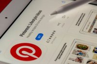 ecran avec Pinterest