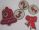 D&eacute;cors rouges pour calendrier de l'avent