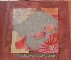 Collage papier découpé Decopatch en Home Deco