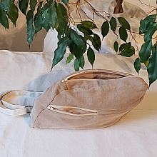 Sac banane réinventé, design unique, en tissu velours fines côtes