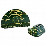 Set de rentrée scolaire bois model : tortue Pot a crayon et Porte manteau mural a une patère