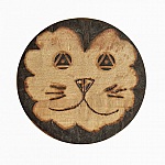 Ouvre bouteille / décapsuleur en bois de hêtre model : lion
