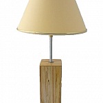 Lampe De Table 56 Cm, Bois Noble : Frêne, Bouleau Marbré