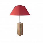Lampe De Table 76 Cm, Bois Noble : Prunier, Merisier, Séquoia, Hêtre