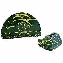 Set de rentrée scolaire bois model : tortue Pot a crayon et Porte manteau mural a une patère