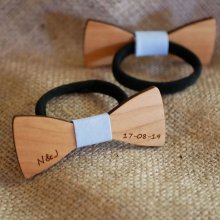 Accessoire cheveux personnalisable Noeud papillon sur élastique