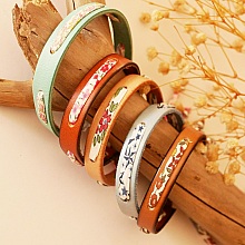 Bracelet Florâme à personnaliser cordon Liberty et couleur cuir
