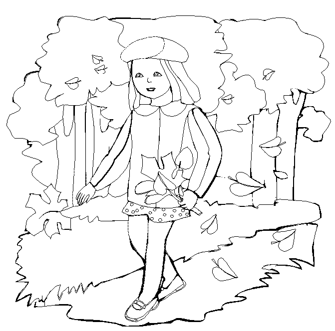 coloriage automne