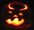 citrouille d&eacute;coup&eacute;e pour Halloween