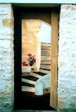 peinture porte trompe l'oeil