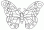 mod&egrave;le windows color coloriage papillon